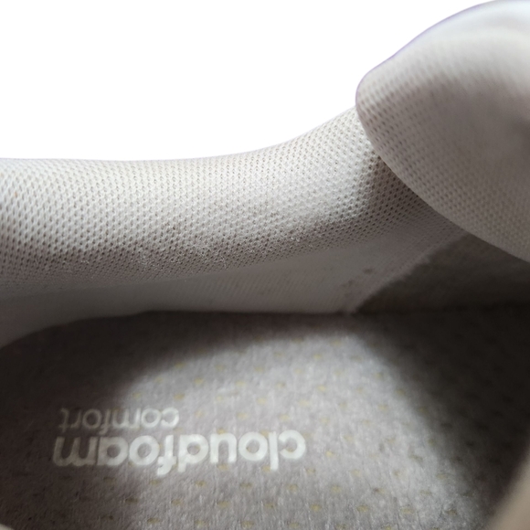Adidas Cloudfoam Sneakers - White & Gray - Women’s Size 6.5 - Picture 13 of 16